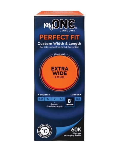 Презервативи ультратонкі MyONE Extra Wide and Long розмір 60K 10 штук - 1