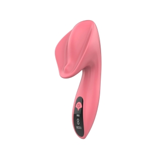 Вибратор для клитора и вульвы розовый Loviss Eva Clitoral Stimulator 9 режимов