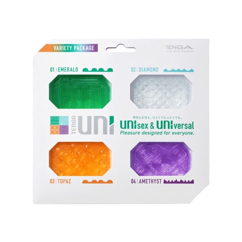 Набор унисекс мастурбаторов разных цветов Tenga Egg UNI Variety Pack 4 шт - 1
