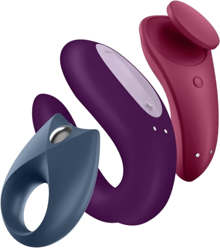 Набор секс игрушек Double Joy Sexy Secret Royal One Satisfyer Partner Box 3 - 1