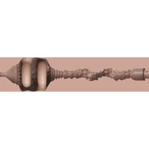 Мастурбатор у колбі анус бежевого кольору Fleshlight - 5