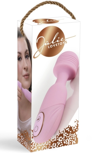 Вибромассажер Ванд в форме микрофона розового цвета Jülie Lovetoys - 1