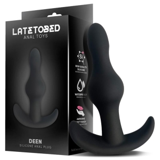 Анальная пробка с якорем черная Latetobed Deen Butt Plug Anchor Base