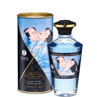 Возбуждающее массажное масло со вкусом кокосового волнения Shunga APHRODISIAC 100 мл