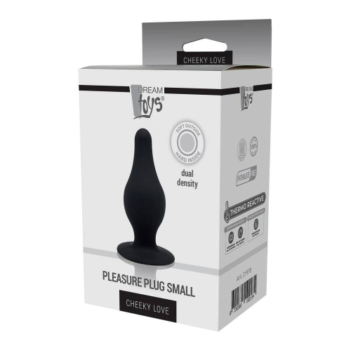 Анальна силіконова пробка чорного кольору Dream Toys Cheeky Love розмір S - 2