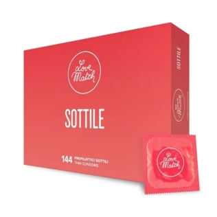 Ультратонкий презерватив прозрачного цвета Love Match Sottile 1 штука
