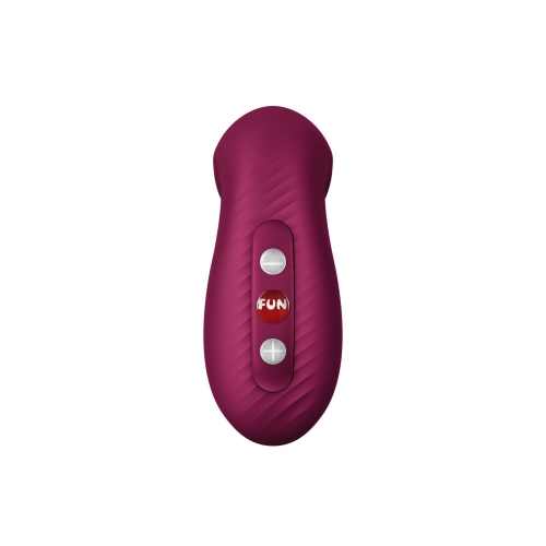 Вакуумний стимулятор для клітора бордовий Fun Factory Desire Wine Red 11 режимів роботи - 3
