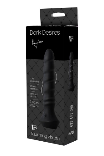 Анальный извивающийся вибратор черного цвета Dream Toys DARK DESIRES REGINA - 2