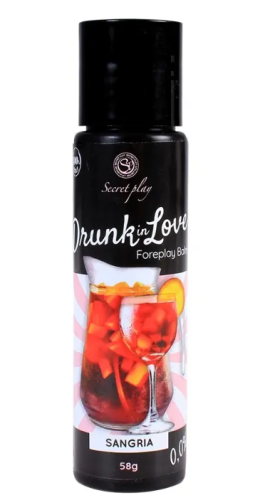 Оральний лубрикант на водній основі зі смаком Сангрія Secret Play Drunk in Love Sangria Balm 60 мл - 2