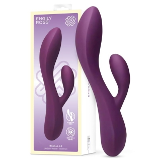 Вибратор для женщин для стимуляции клитора и зоны G-spot Engily Ross Bacall Vibe Injected Liquified Silicone Double Motor