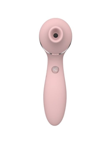 Вакуумный вибратор для клитора розовый KisToy Polly Plus - 2