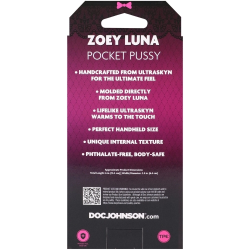 Мастурбатор Вагина порноактрисы Zoey Luna телесного цвета Doc Johnson - 7