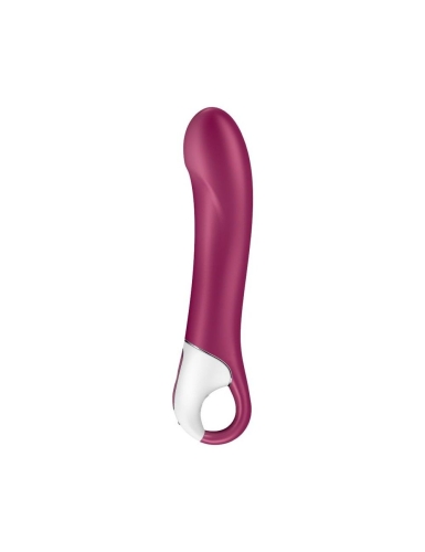 Вібратор для стимуляції точки G силіконовий бордовий водостійкий Satisfyer Big Heat - 2