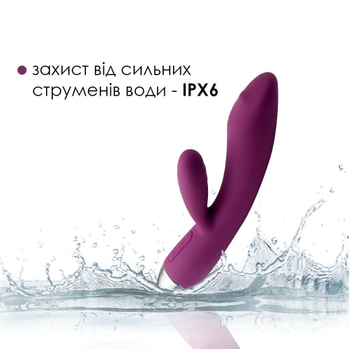 Вибратор кролик силиконовый фиолетовый Svakom Trysta Violet - 5