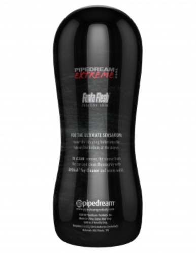 Мастурбатор вагіна в колбі з вібрацією тілесного кольору Pipedream pdx elite vibrating stroker - 4