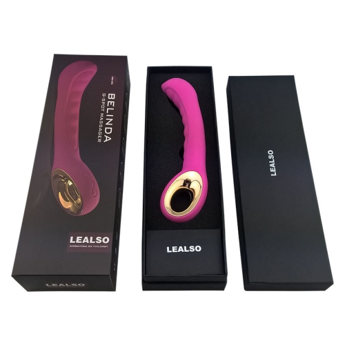 Вібратор водонепроникний з силікону Lealso-Belinda Pink - 2