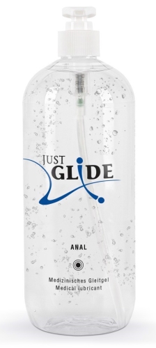 Лубрикант на водній основі для анального сексу Just Glide 1000 мл - 1