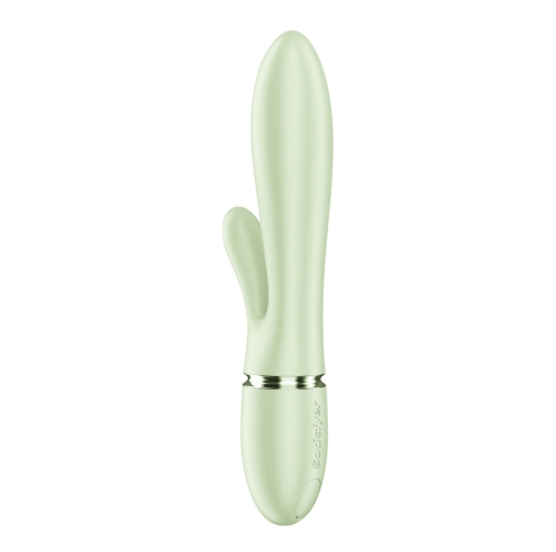 Вибратор-кролик с жемчужным массажем салатовый Satisfyer Pearl Bunny 2 Light Green - 3