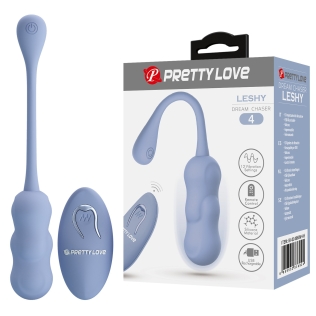 Віброяйце вагінальне з пультом блакитне Lybaile Pretty Love Leshy