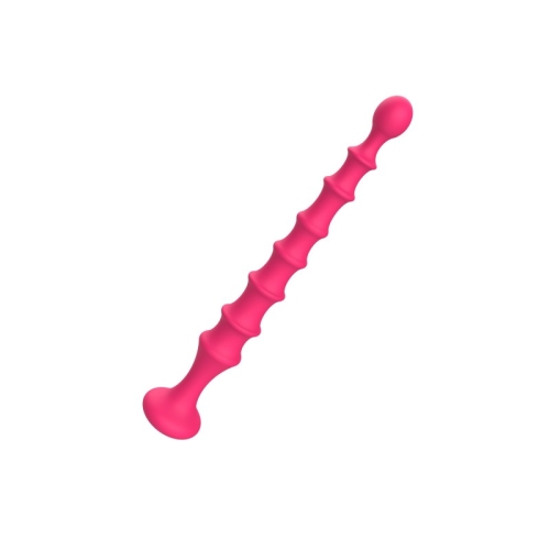 Анальные шарики силиконовые розового цвета Cnt Sword - 3