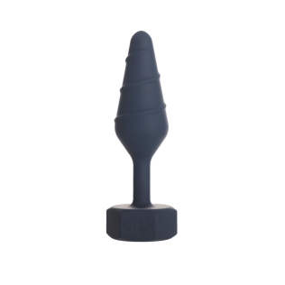 Анальная пробка синяя Lux Active Twist Plug размер Large