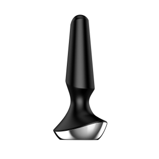 Анальная вибропробка черная Satisfyer Plug-ilicious 2
