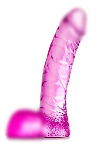 Фалоімітатор з мошонкою рожевий NATURALLY YOURS DING DONG - 1