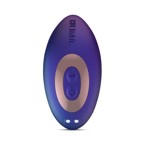 Анальна вібропробка з язичком і пультом дистанційного керування Hueman Voyager Butt Plug With Tapping - 5