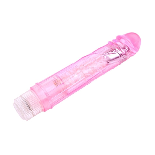 Вібратор гелевий рожевий Chisa Seduction Glitters Boy - 3