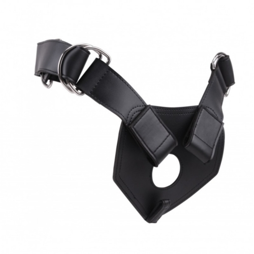 Кріплення для страпону на ремінцях Harness Basic чорного кольору - 3