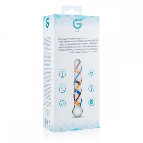 Фаллоимитатор стеклянный EasyToys Glass Dildo No.10 - 4