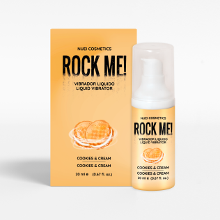 Жидкий вибратор со вкусом печенья с кремом Nuei ROCK ME! 20 мл 