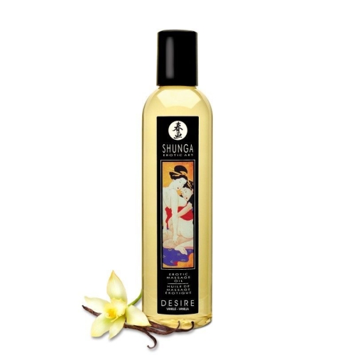 Массажное масло расслабляющее с ароматом Ванили Shunga Desire 250 мл - 1