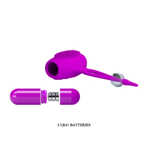 Вібратори для сосків рельєфні фіолетові LYBAILE Pretty Love Bancroft - 8