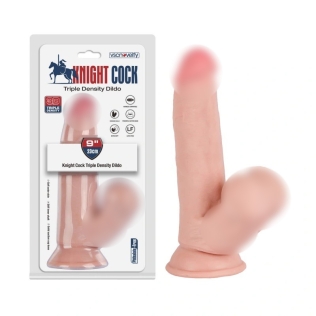Фаллоимитатор реалистичный на присоске телесного цвета Vscnovelty Knight Cock 3D 