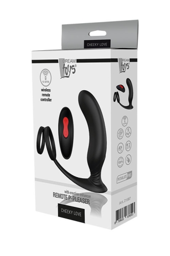 Стимулятор для простати з пультом ДУ чорний CHEEKY LOVE REMOTE P-PLEASER - 2