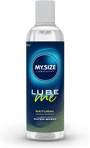 Лубрикант зволожуючий на водній основі My Size Lube Me Natural 250 мл - 1