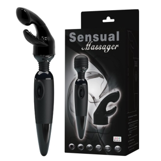 Вибромассажер для клитора SENSUAL MASSAGER со сменной насадкой BW-055011