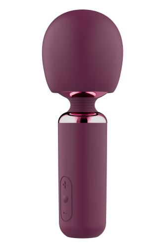 Вибратор Ванд в форме микрофона фиолетового цвета Deam Toys Glam Bold Travel - 2