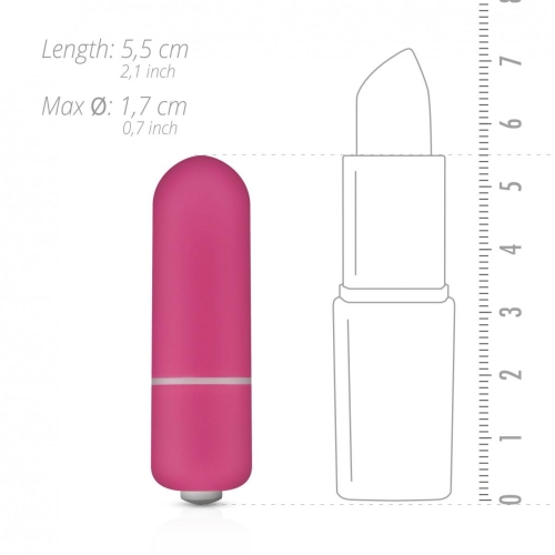Віброкуль для стимуляції клітора рожевого кольору Easytoys - 5