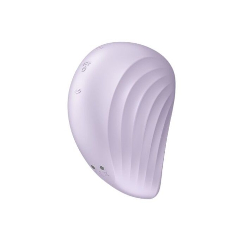 Вакуумный клиторальный мини стимулятор с вибрацией фиолетовый Satisfyer Pearl Diver - 4