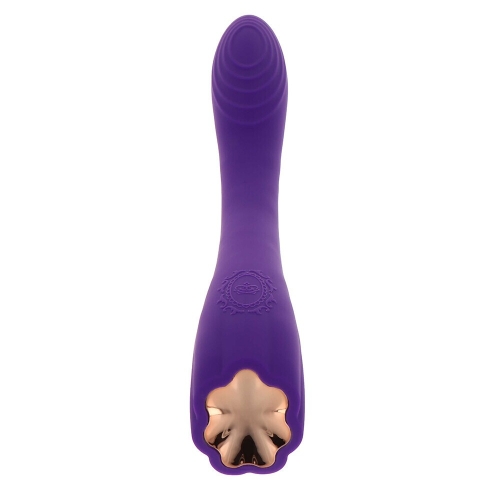 Вибратор для точки G фиолетового цвета Toy joy Dahlia G Spot vibrator - 4