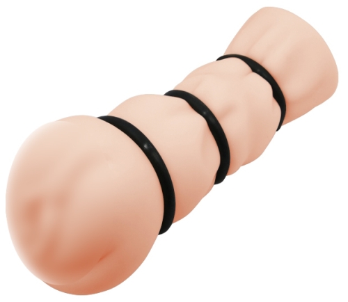 Мастурбатор вагина телесного цвета LYBAILE Crazy Bull Pocket Pussy 3D - 1