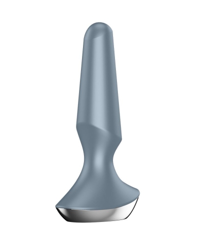 Анальна вібропробка сіра Satisfyer Plug-ilicious 2 - 3