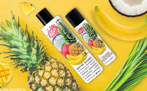 Оральная смазка со вкусом Тропических фруктов Wet Flavored 30 мл - 2