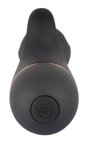 Вібратор тюльпан силіконовий чорного кольору Bendy Tulip Vibrator - 4