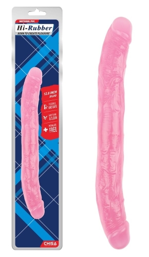Двосторонній фалоімітатор рожевий CHISA 12.8 Inch Dildo - 1