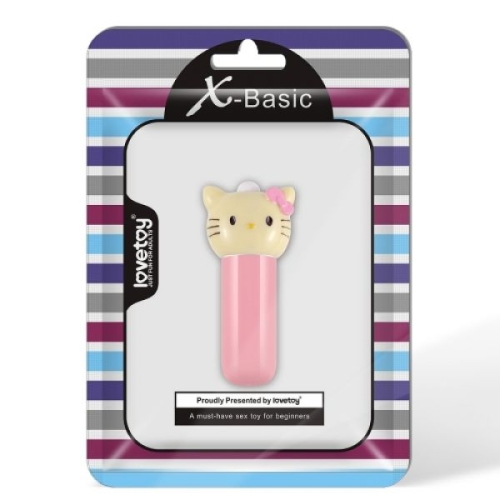 Вибропуля розовая Lovetoy X-Basic Kitty - 1