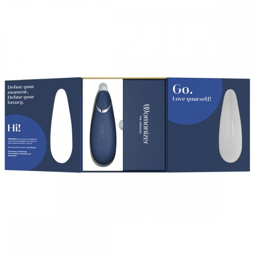 Безконтактний кліторальний стимулятор вакуумом Колір Чорниця Womanizer Premium 2 - 8