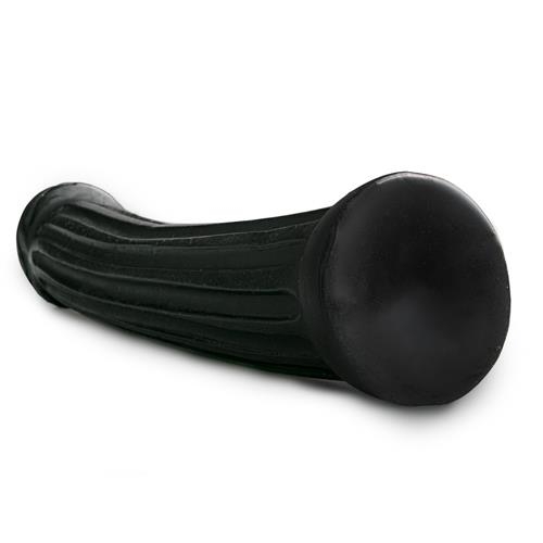 Величезний фалоімітатор із реалістичним наконечником чорний All Black XXL - 4